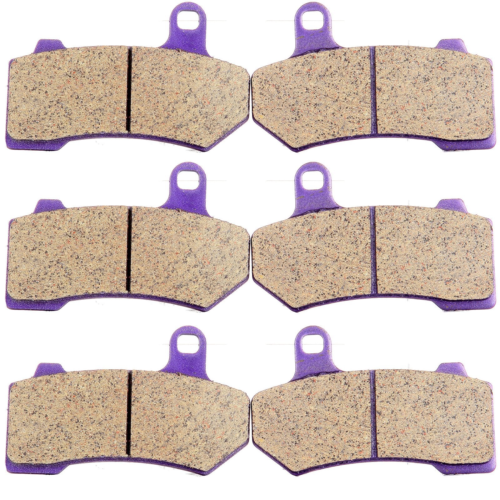 ECCPP Brake Pads for FLHTCU Ultra Classic Electra Glide 2008-2022, FLHR Road King FLHX Street Glide 2008-2022, Front and Rear Braking Pads Kits Set